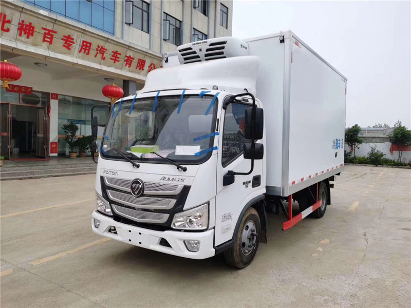國六 福田歐馬可4.2米肉鈎冷藏車